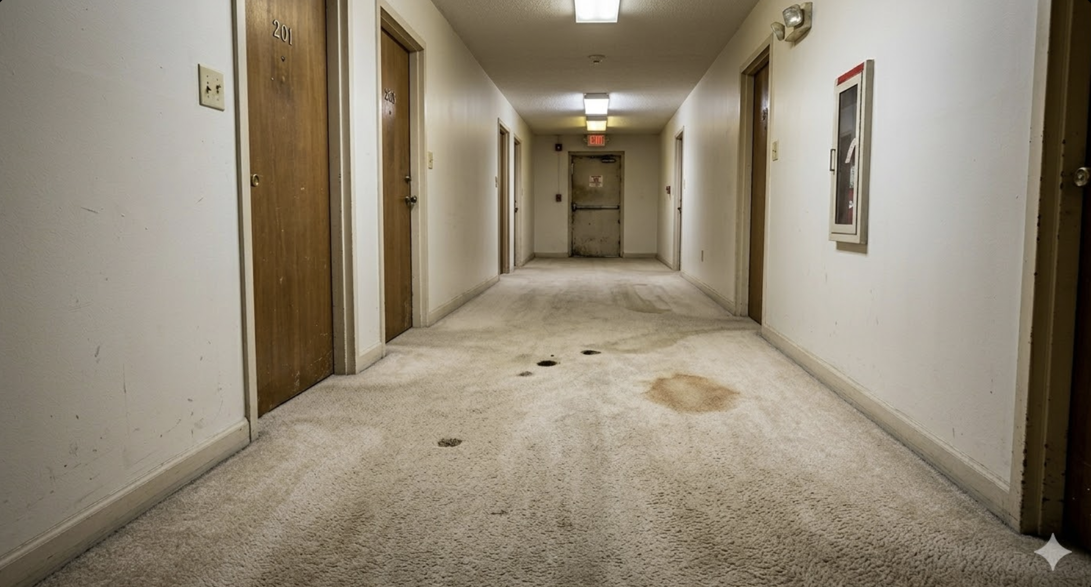 Carpet cleaning before